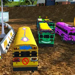 SCHOOL BUS DEMOLITION DERBY - Classroom Center G Game SCHOOL BUS DEMOLITION DERBY